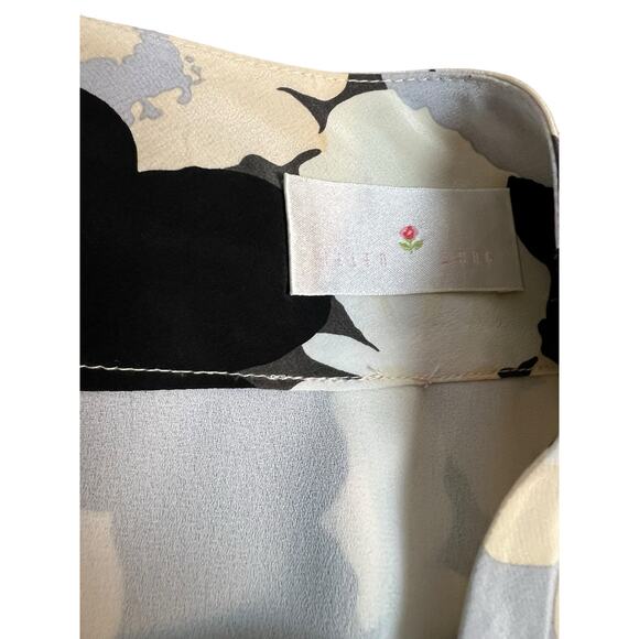 Helen Wang Floral Silk Skirt size 4 - Picture 9 of 11